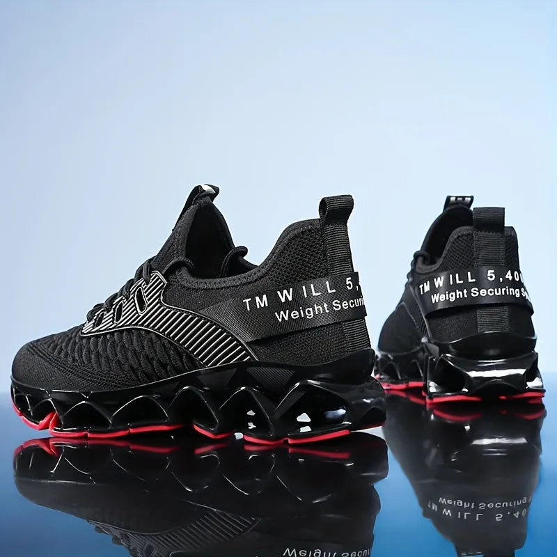 Men’s Breathable Casual Sneakers with Cushioned Sole